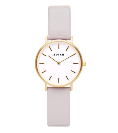 Gold & Light Grey Watch | Petite