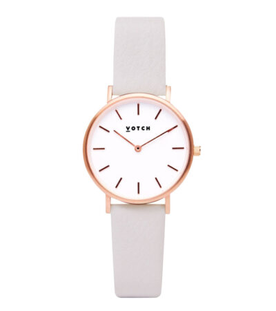 Rose Gold & Light Grey Watch | Petite