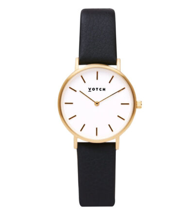Gold & Black Watch | Petite