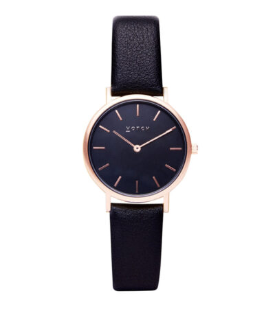 Rose Gold & Black with Black Watch | Petite