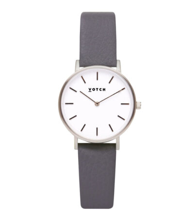 Silver & Slate Grey Watch | Petite
