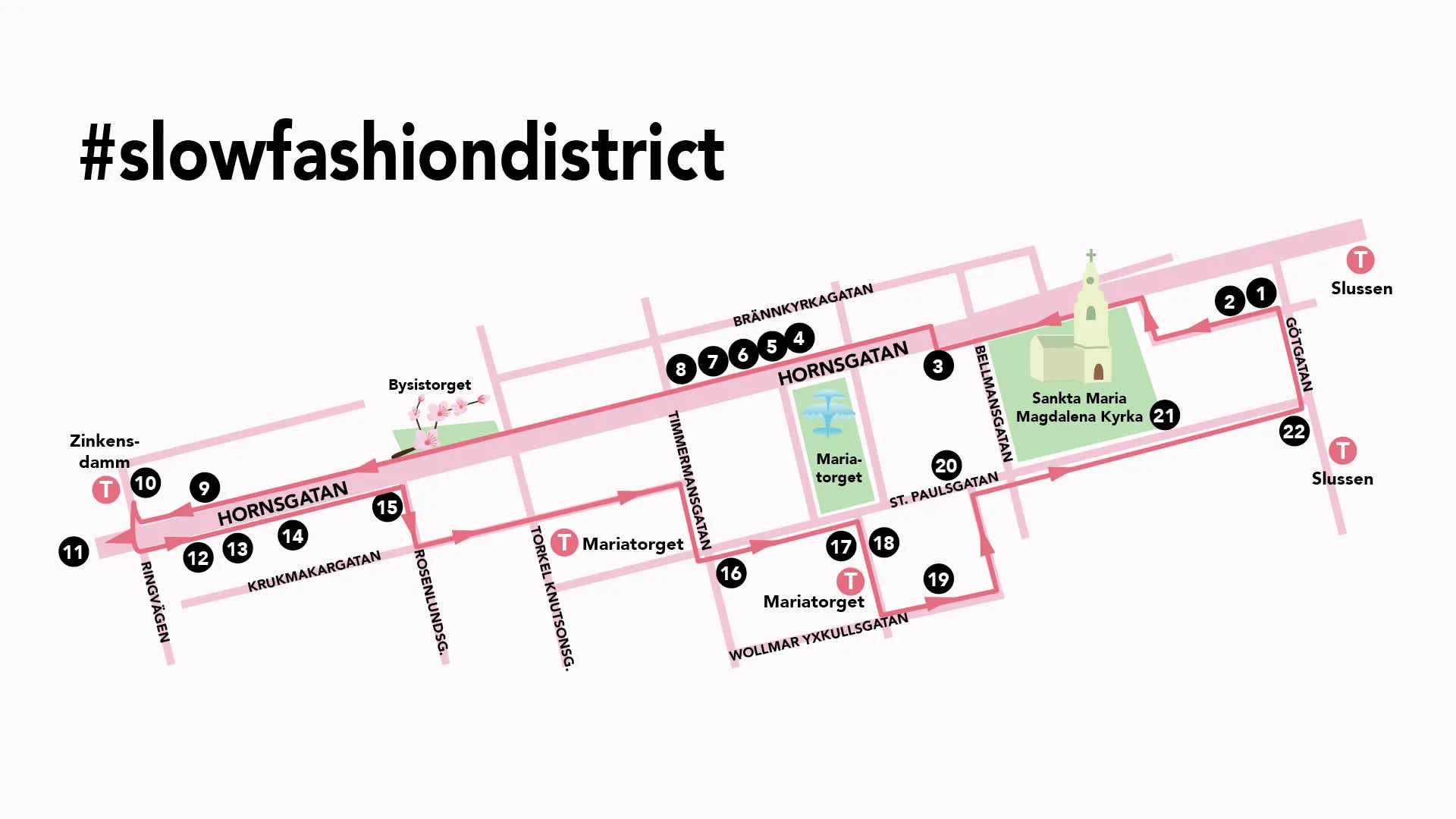 Map of Slow Fashion District