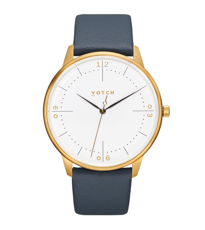 Gold & Navy Watch | Aalto