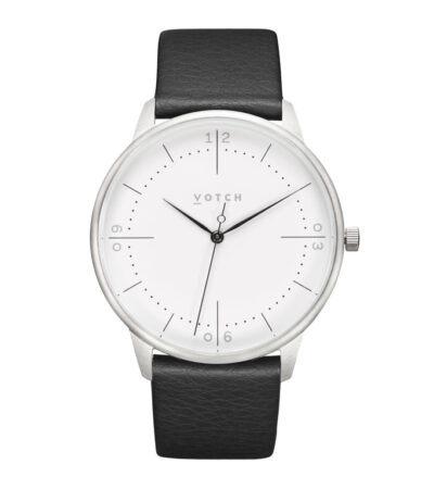 Silver & Black Watch | Aalto