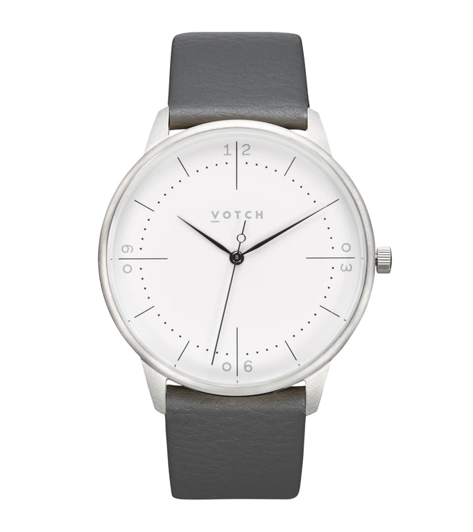 Silver & Slate Grey Watch | Aalto