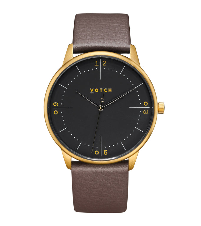 Gold & Brown with Black Watch | Aalto