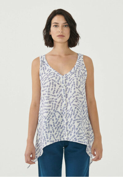 Organication | Bluslinne i TENCEL™ Lyocell med blommönster