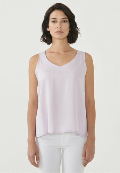 Organication | Ärmellös blus i TENCEL™ Lyocell