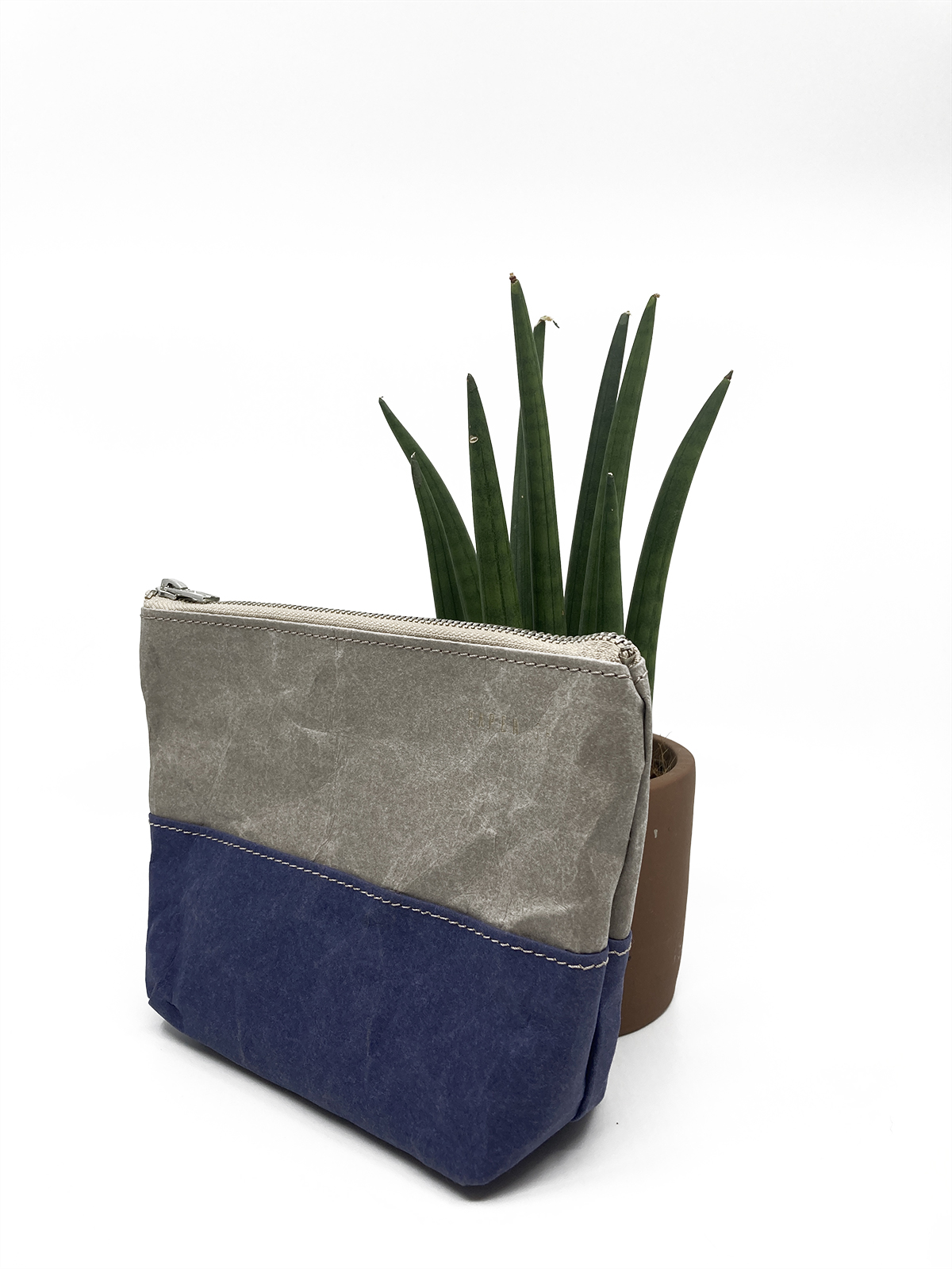 Pouch Grey & Blue - 2