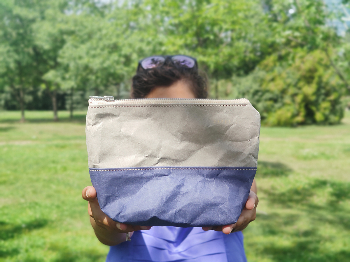 Pouch Grey & Blue - 4