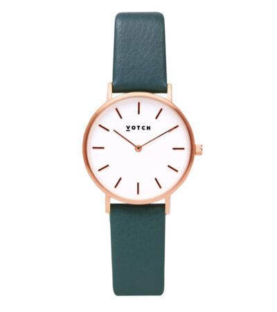 Rose Gold & Juniper Watch | Petite