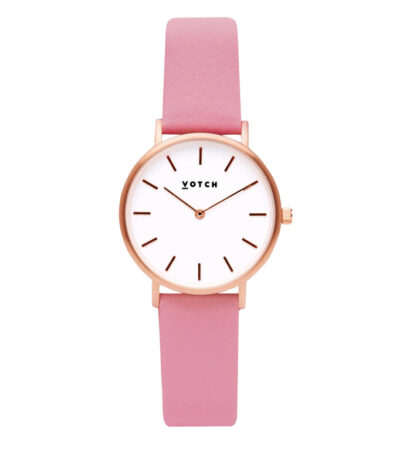 Rose Gold & Flamingo Pink Watch | Petite