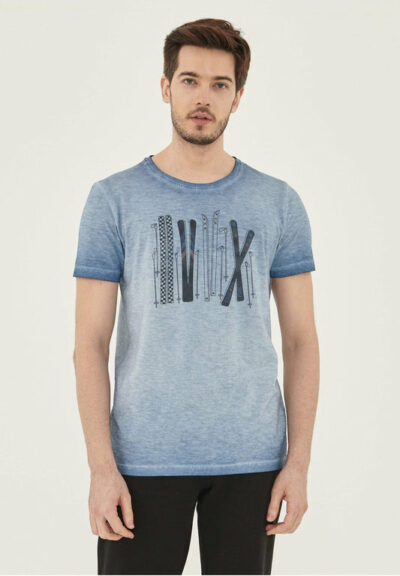 Organication | Garment dyed T-shirt i ekologisk bomull med tryck