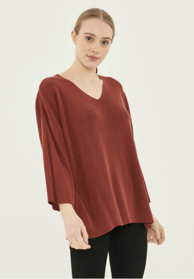 Organication | 3/4-ärmad tröja i TENCEL™ Lyocell