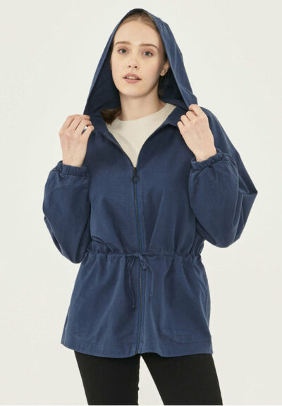 Organication | Garment dyed-hoodie i TENCEL™ Lyocell-blandning