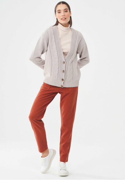 Organication | Garment dyed-byxa i TENCEL™ Lyocell-blandning