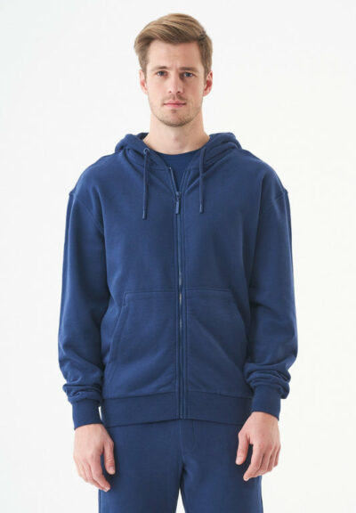 Organication | JUNDA Unisex mjuk sweatjacka i ekologisk bomull