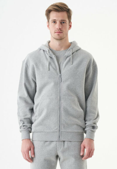 Organication | JUNDA Unisex mjuk sweatjacka i ekologisk bomull