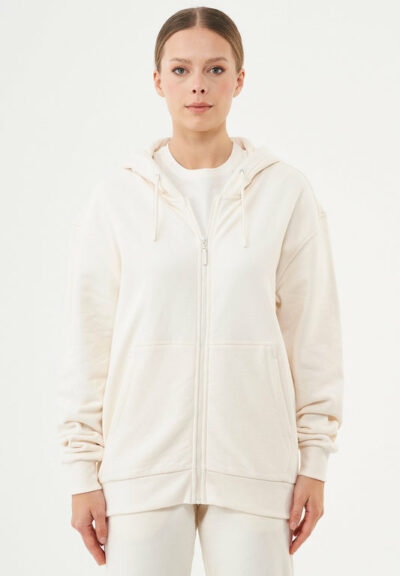 Organication | JUNDA Unisex mjuk sweatjacka i ekologisk bomull
