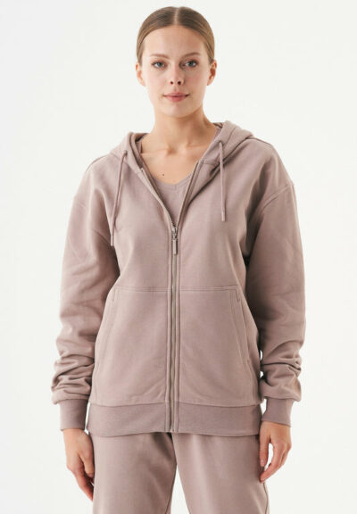Organication | JUNDA Unisex mjuk sweatjacka i ekologisk bomull