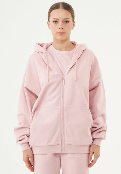 Organication | JALE Soft Touch sweatjacka i ekologisk bomull