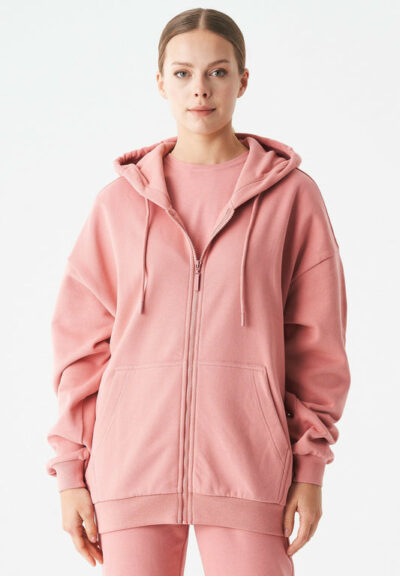 Organication | JALE Soft Touch sweatjacka i ekologisk bomull