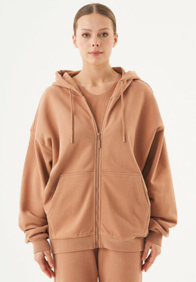 Organication | JALE Soft Touch sweatjacka i ekologisk bomull