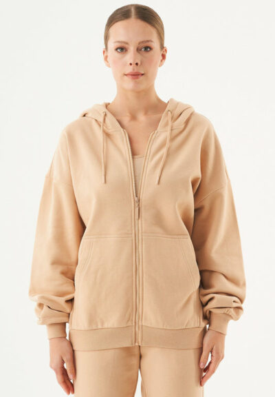 Organication | JALE Soft Touch sweatjacka i ekologisk bomull