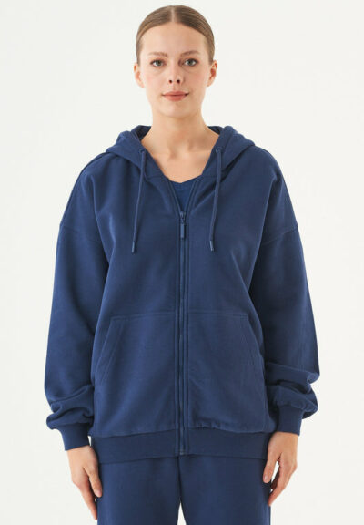 Organication | JALE Soft Touch sweatjacka i ekologisk bomull
