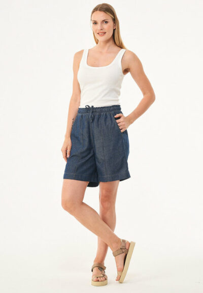 Organication | Denimshorts i ekologisk bomull och TENCEL™ Lyocell med hampa