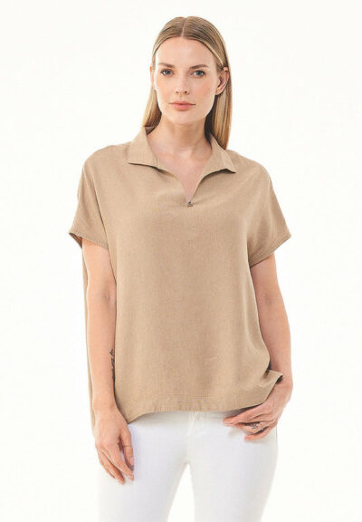 Organication | Blus i LENZING™ ECOVERO™ och linne