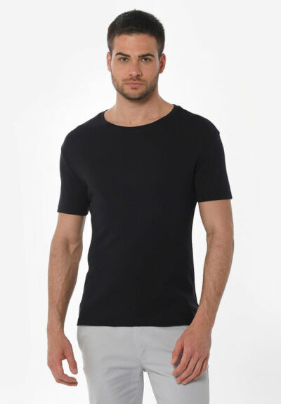 Organication | Ribbad T-shirt i ekologisk bomull