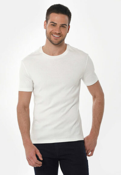 Organication | Ribbad T-shirt i ekologisk bomull