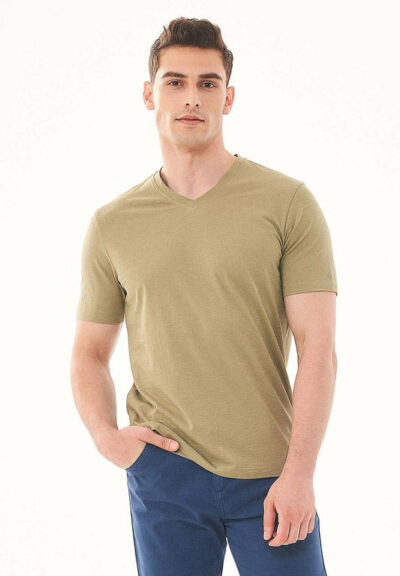Organication | Basic T-shirt i ekologisk bomull med V-ringning
