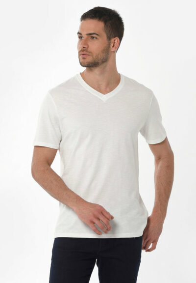 Organication | Basic T-shirt i ekologisk bomull med V-ringning