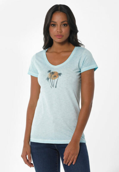 Organication | Garment dyed T-shirt i ekologisk bomull med tryck