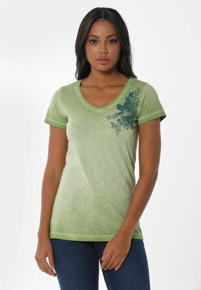 Organication | Garment dyed T-shirt i ekologisk bomull med tryck