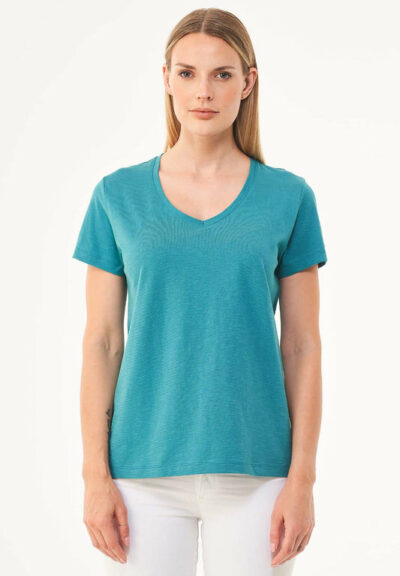 Organication | Basic T-shirt i ekologisk bomull med V-ringning