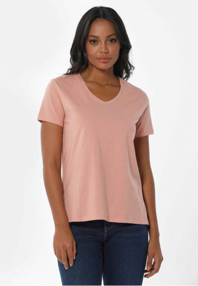Organication | Basic T-shirt i ekologisk bomull med V-ringning