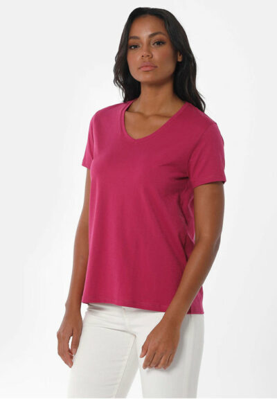 Organication | Basic T-shirt i ekologisk bomull med V-ringning