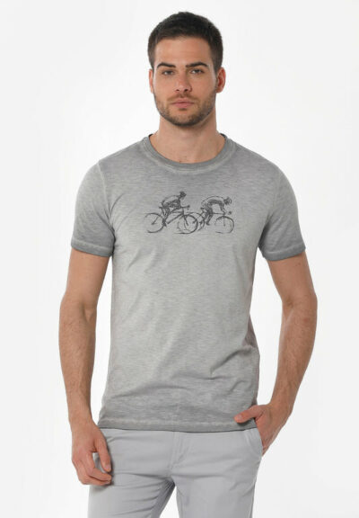Organication | Garment dyed T-shirt i ekologisk bomull med tryck