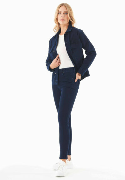 Organication | High Waist Skinny Jeans i ekologisk bomull