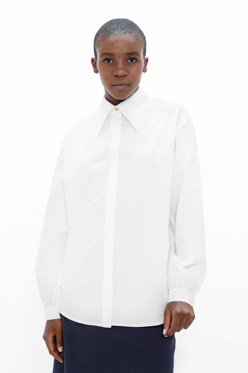 Prague - Collar Shirt - Cloud