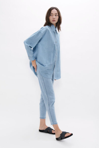 Louisiana - Classic Denim Shirt - Sky
