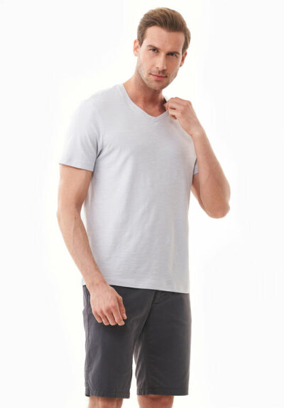 Organication | Basic T-shirt i ekologisk bomull med V-ringning