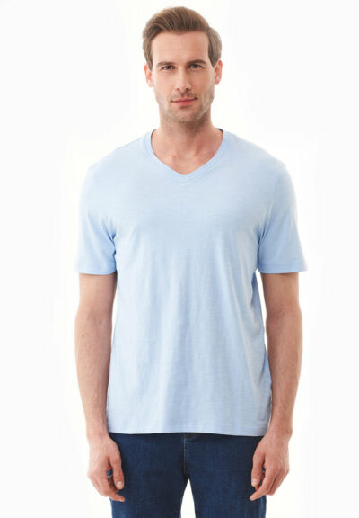 Organication | Basic T-shirt i ekologisk bomull med V-ringning