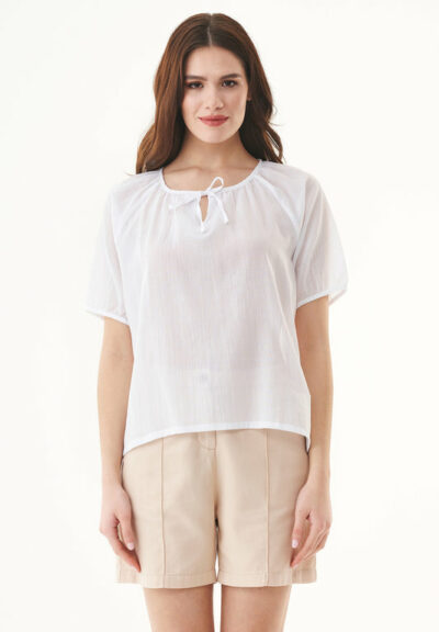 Organication | Blus i ekologisk bomullsvoile