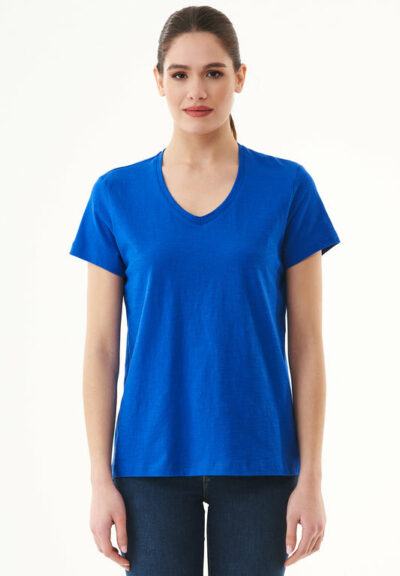 Organication | Basic T-shirt i ekologisk bomull med V-ringning