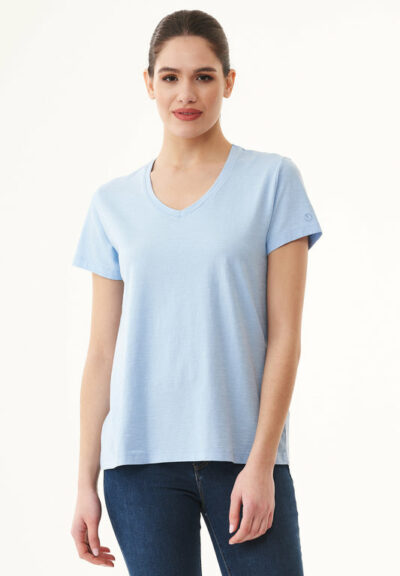 Organication | Basic T-shirt i ekologisk bomull med V-ringning