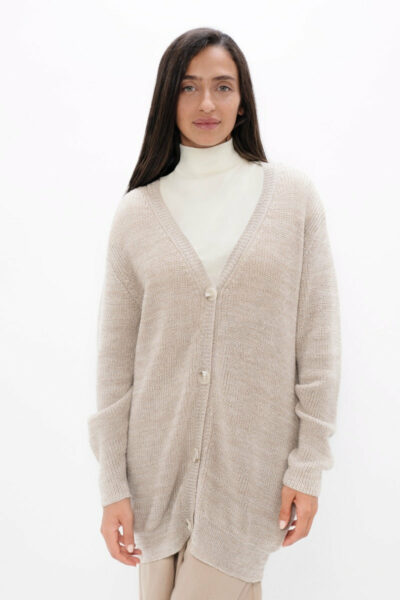 Salzburg - Cocoon Cardigan - Sand Marl